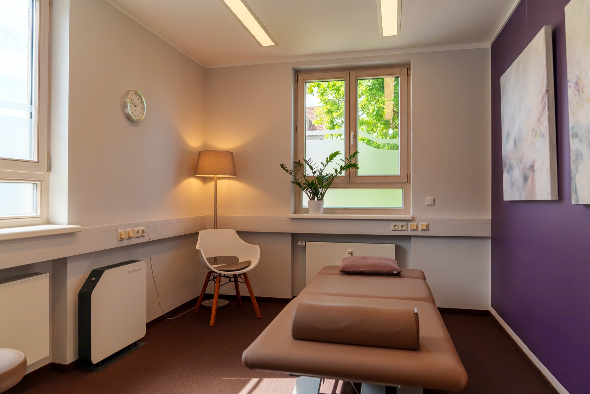 Behandlungsraum der Physiotherapie Coumans