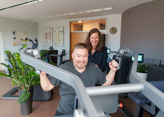 Behandlungsraum in der Physiotherapie Coumans
